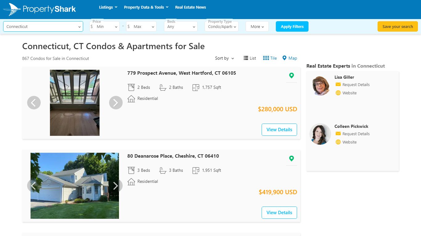 Connecticut, CT Condos & Apartments for Sale - PropertyShark